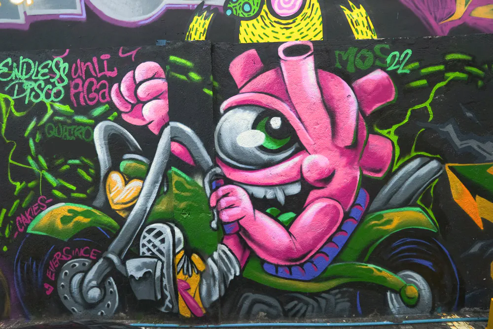 Quatro 3 - Meeting of Styles: International Street Art & Graffiti MOS22 HartyHeart