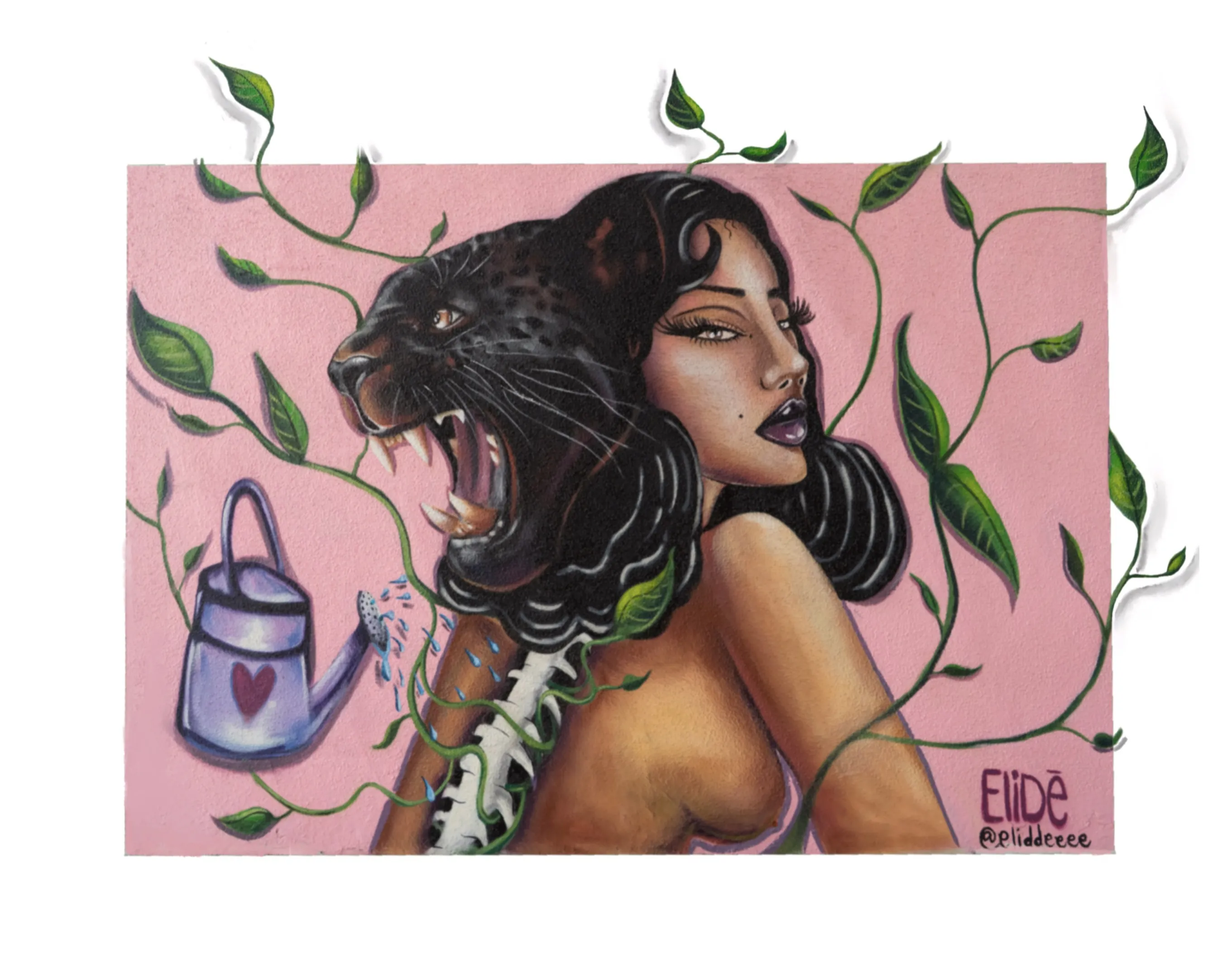 Elide Sanchez 2 - Meeting of Styles: International Street Art & Graffiti mural grow print