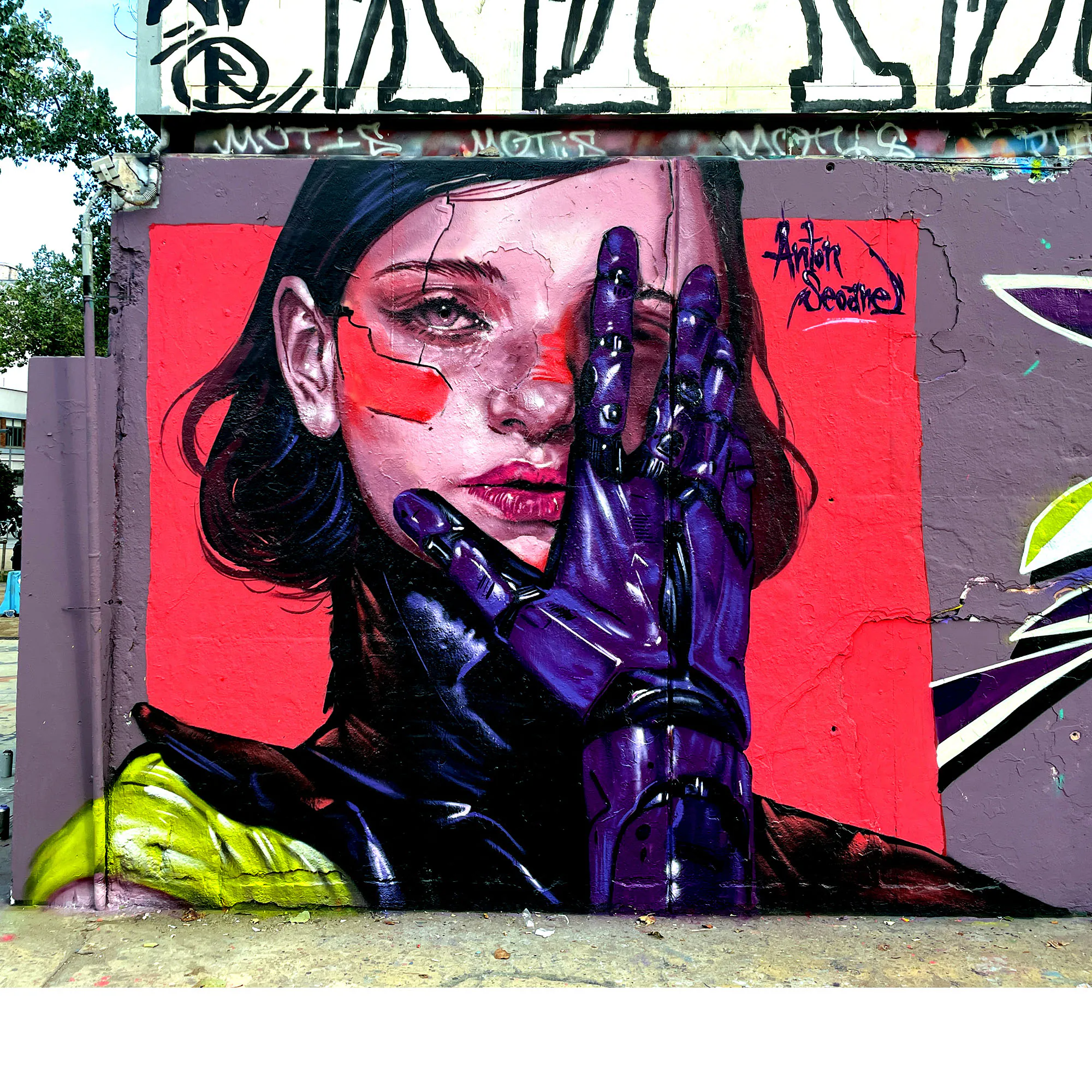 ANTÓN SEOANE 3 - Meeting of Styles: International Street Art & Graffiti 3.ANTON SEOANE mural jam 2025