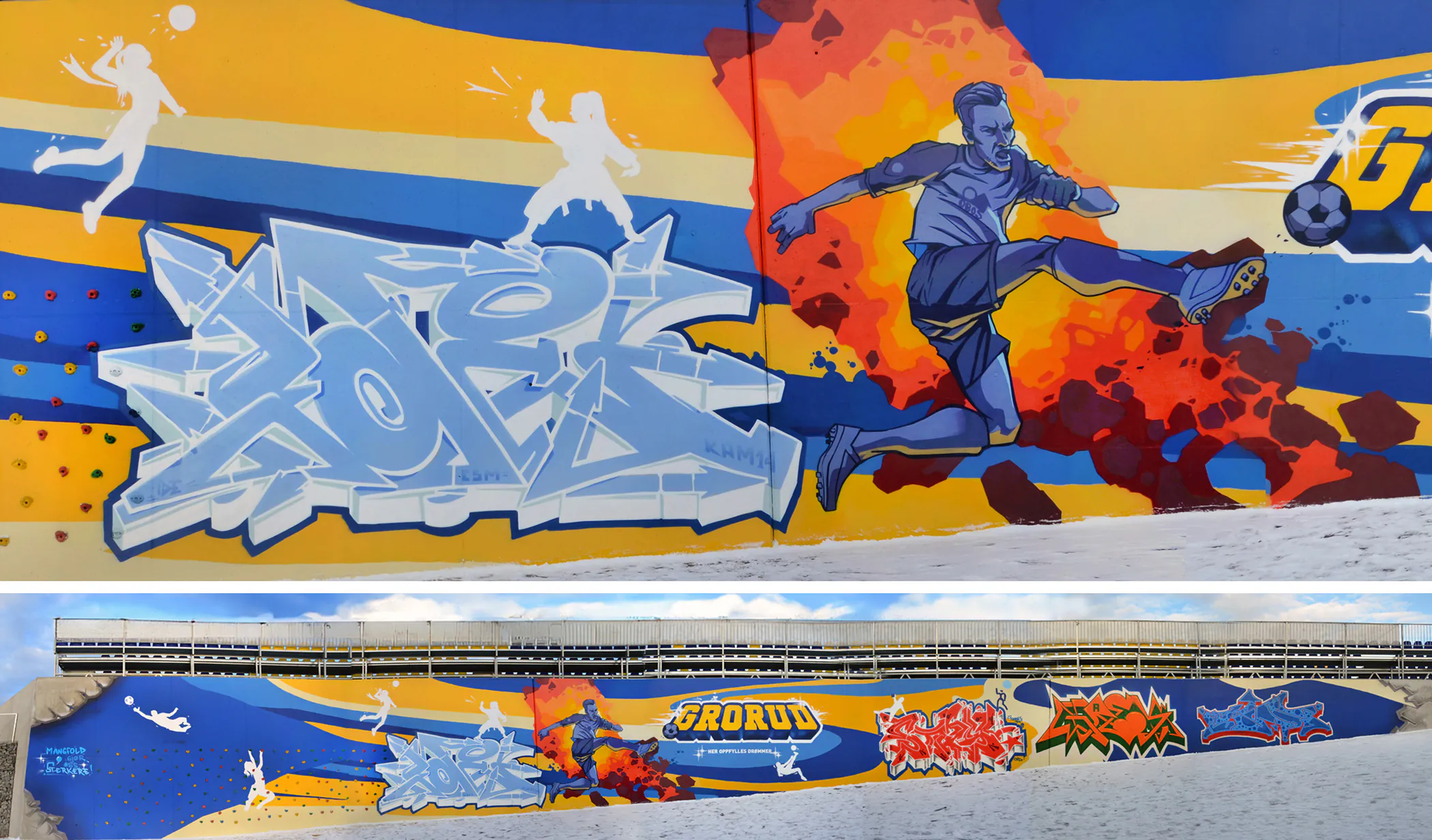 40x7 meters for Grorud Football Club and Oslo municipal 40x7 meters for Grorud Football Club and Oslo municipal