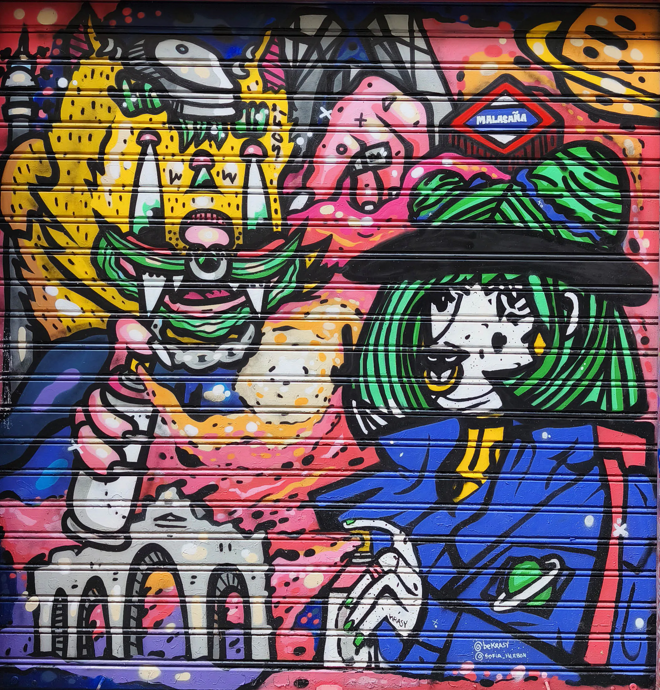 Krasy Sofia via lactea - Meeting of Styles: International Street Art & Graffiti