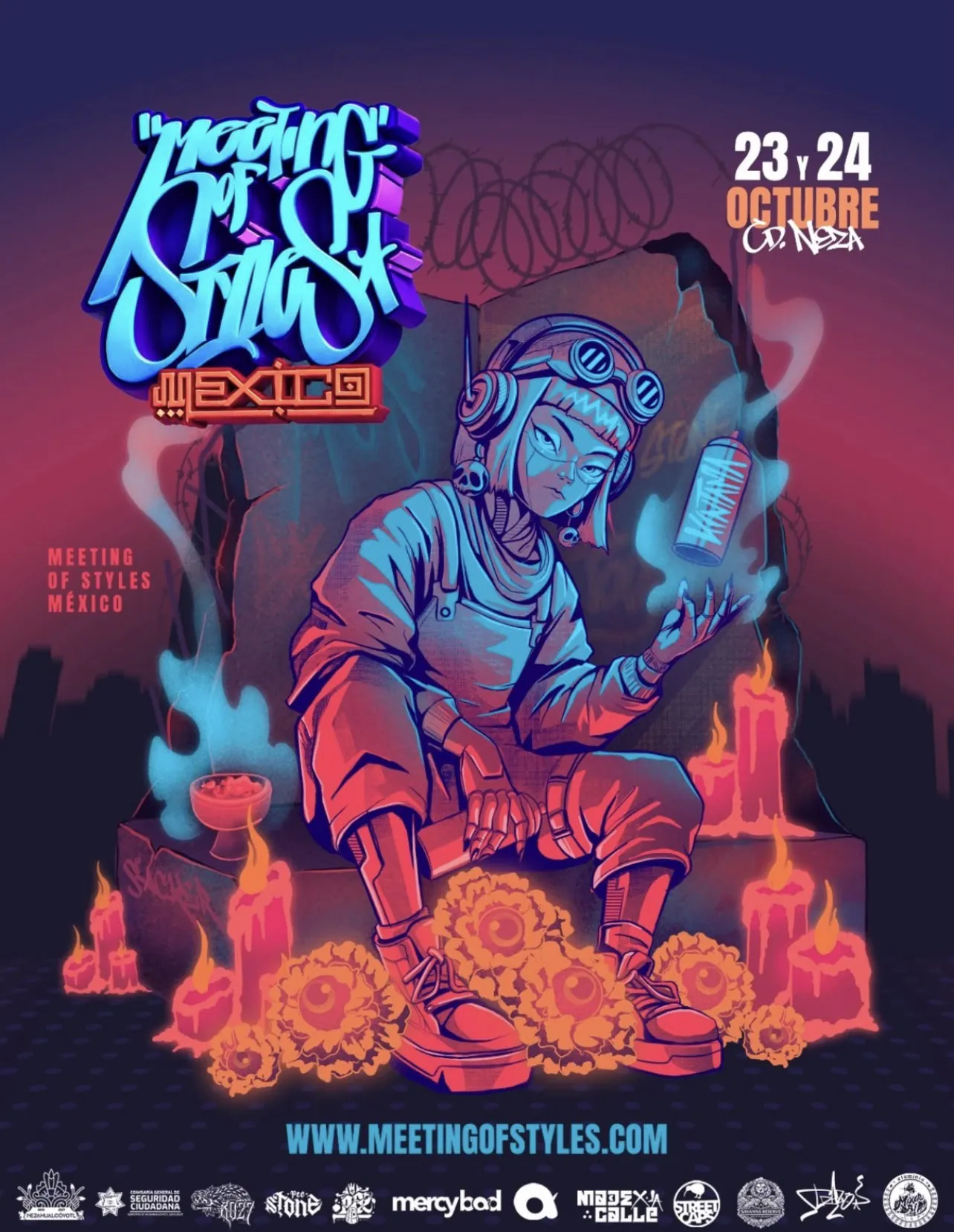 23-24 October 2026, Mexico City Aftermath (Mexico) 42 - Meeting of Styles: International Street Art & Graffiti MEX26 Aftermath poster - Meeting of Styles: International Street Art & Graffiti